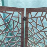 Ограждение для животных . Барьер для собаки. размер 250*58 см. Цвет Венге. барьер кристалл 250 венге