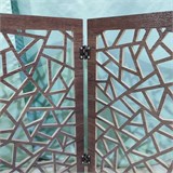 Ограждение для животных . Барьер для собаки. размер 250*58 см. Цвет Венге. барьер кристалл 250 венге