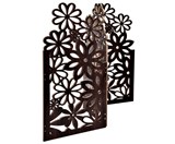 Барьер для собаки. Ограждение для собак . Цвет Венге. Размер 135*75 см барьер цветы 1350*750  венге