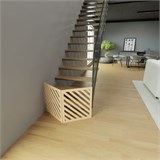 Барьер перегородка для собак .Ограждение для собак. Цвет бежевый. Высота 58 см ширина 100 мм. барьер полоски 100 бежевый-1