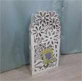 Барьер для собаки. Ограждение для собак . Цвет Белый. Размер 90*75 см барьер цветы 900*750 белый-1