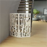 Ограждение для животных. Барьер для собаки . Модель Olmo . Размер: высота 90 , ширина 100 см барьер олмо 100 белый-1