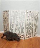 Ограждение для животных. Барьер для собаки . Модель Olmo . Размер: высота 90 , ширина 150 см барьер олмо белый 150-1