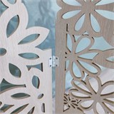 Барьер для собаки. Ограждение для собак . Цвет Бежевый . Размер 135*75 см барьер цветы 1350*750 бежевый-1