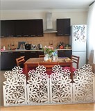 Барьер для собаки. Ограждение для собак. Цвет Белый 75*180 см барьер цветы белый 180-2-1