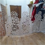 Барьер для собаки. Ограждение для собак. Цвет Белый 75*180 см барьер цветы белый 180-2-1