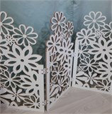 Барьер для собаки. Ограждение для собак. Цвет Белый 75*180 см барьер цветы белый 180-2-1