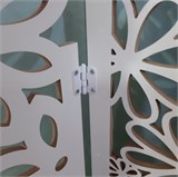 Барьер для собаки. Ограждение для собак. Цвет Белый 75*180 см барьер цветы белый 180-2-1